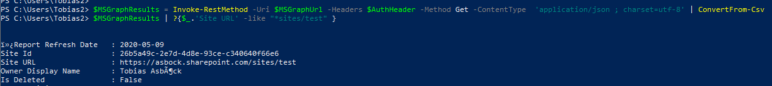 Microsoft Graph, JSON und Umlaute