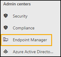 Endpoint Manager im M365 Admin Center