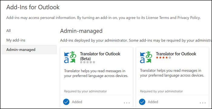 Translator for Outlook