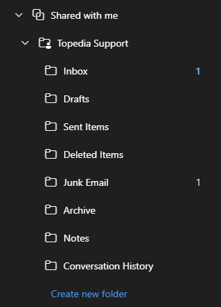 Berechtigte Mailbox im neuen Outlook