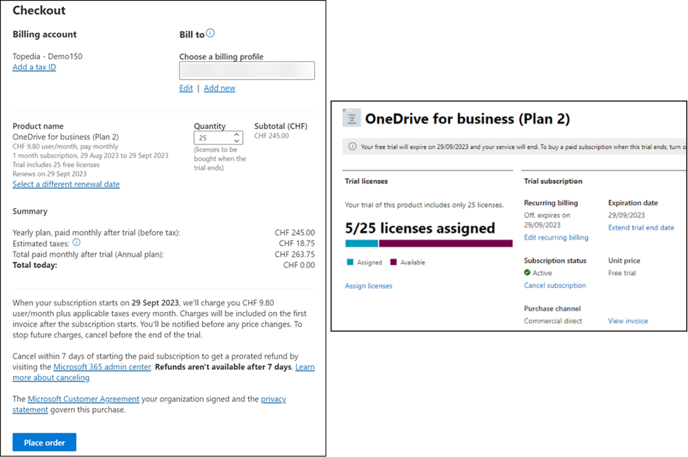 OneDrive for Business Plan 2 bestellen und verwalten 