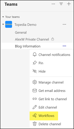 Workflows statt Connectors