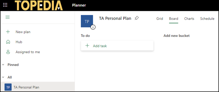 Personal Plan in Planner