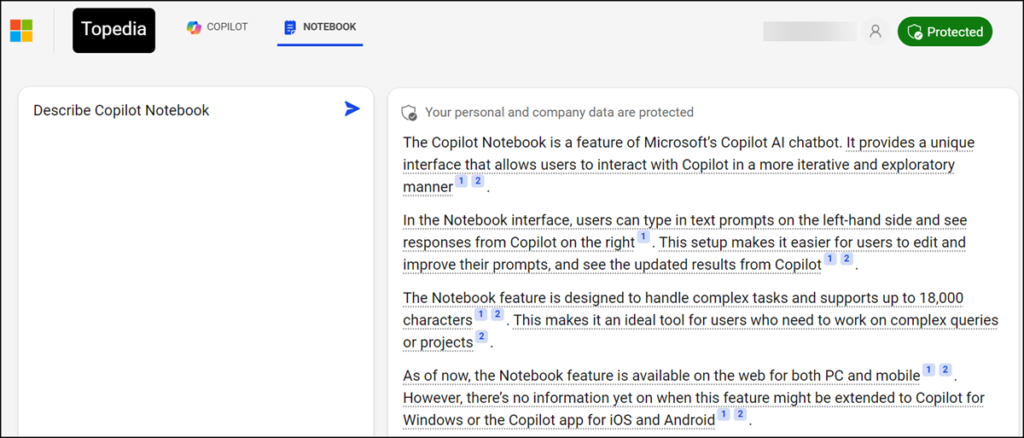Microsoft Copilot Notebook