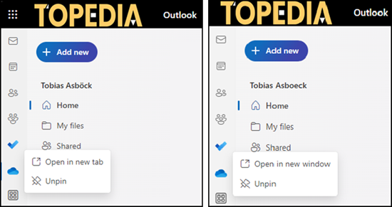 Open in new tab vs. Open in new window