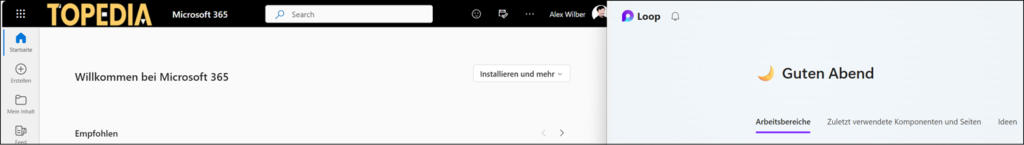 Loop im Web in Deutsch