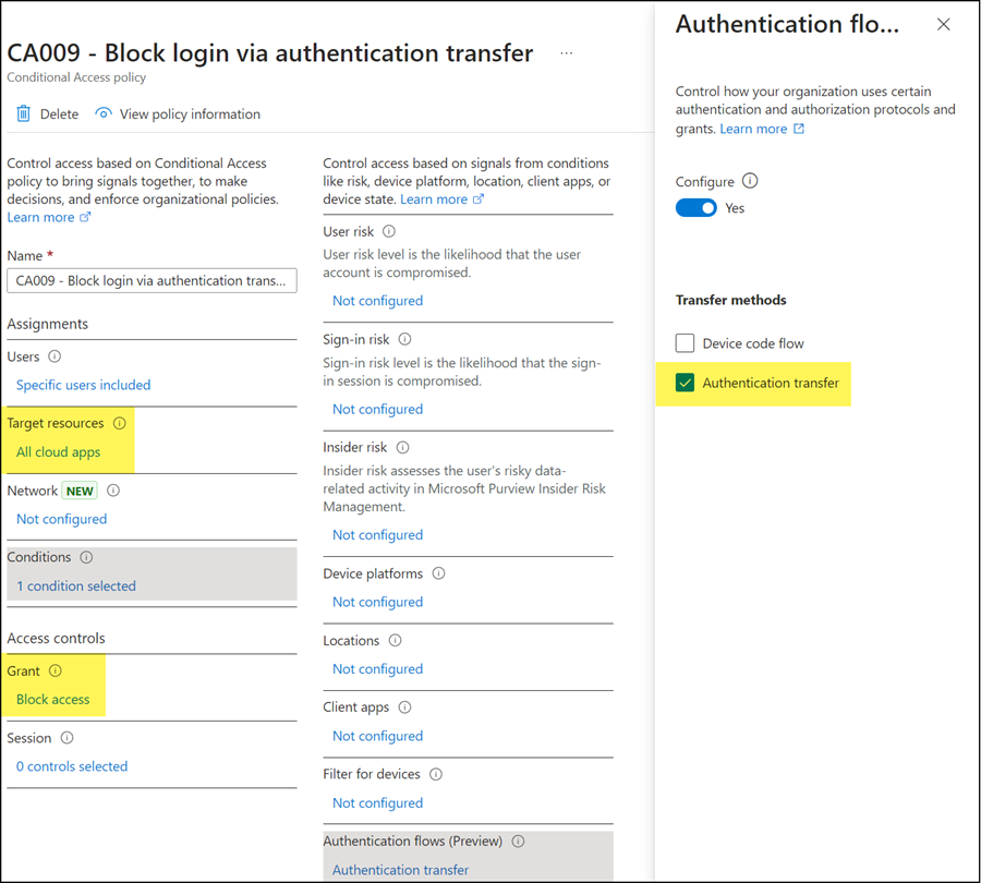 Conditional Access Policy