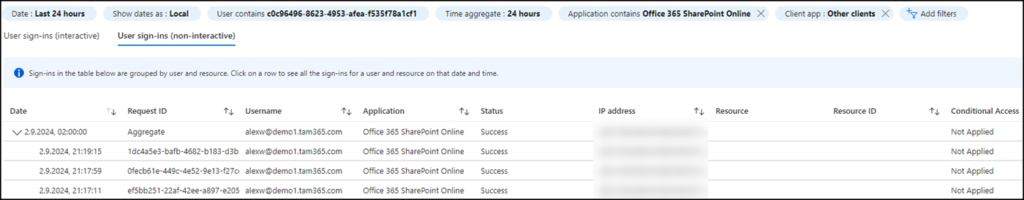 Sign-in Logs