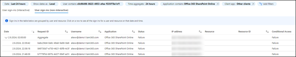 Sign-in Logs