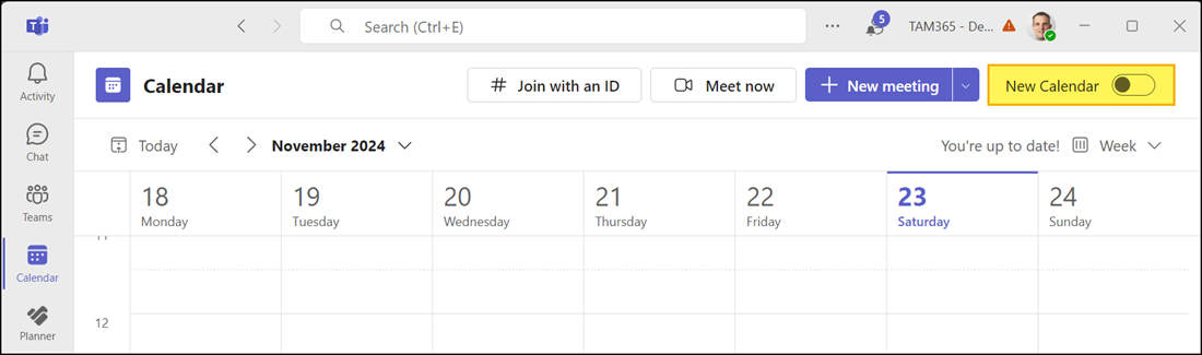 Neuer Kalender in Microsoft Teams | Topedia Blog