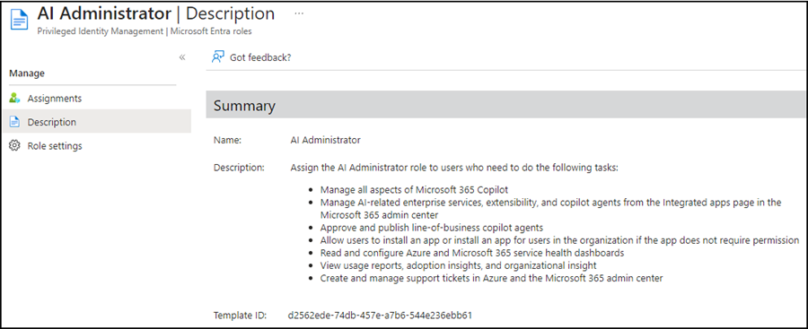 Neue Admin Rolle: AI Administrator