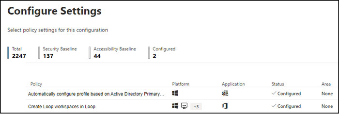 Cloud Policies im Microsoft 365 Apps Admin Center