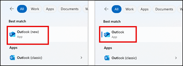 Änderung der Bezeichnung von New Outlook